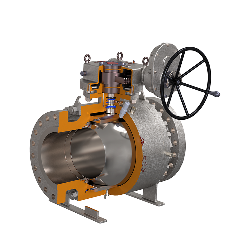 3-Piece Forged steel Truinion Mounted Ball Valve